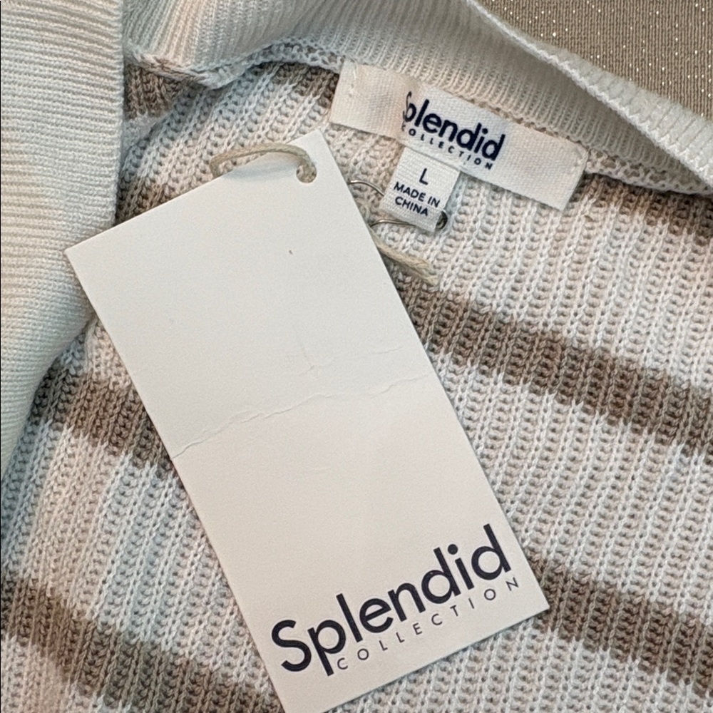 SPLENDID Luna Stripe Cardigan In Multi - NWT - Picture 2 of 4